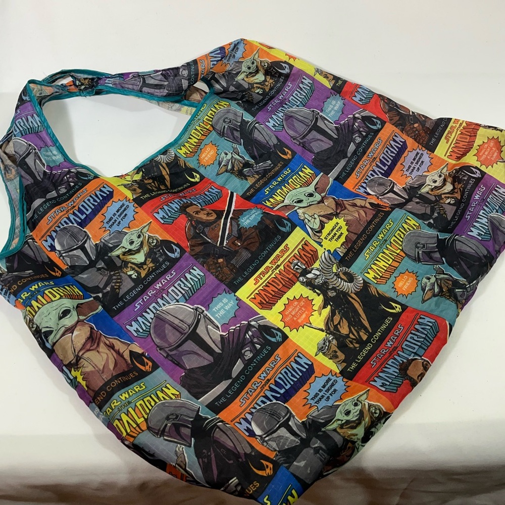 Best Brands Star Wars‎ The Mandalorian Reusable Bag 23x16.5” Multicolored PREOWN